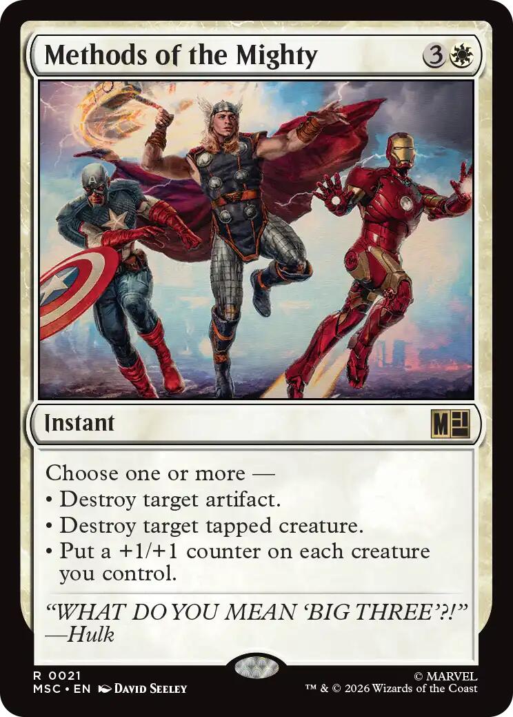 Methods of the Mighty (Surge Foil) [Marvel Super Heroes Commander]
