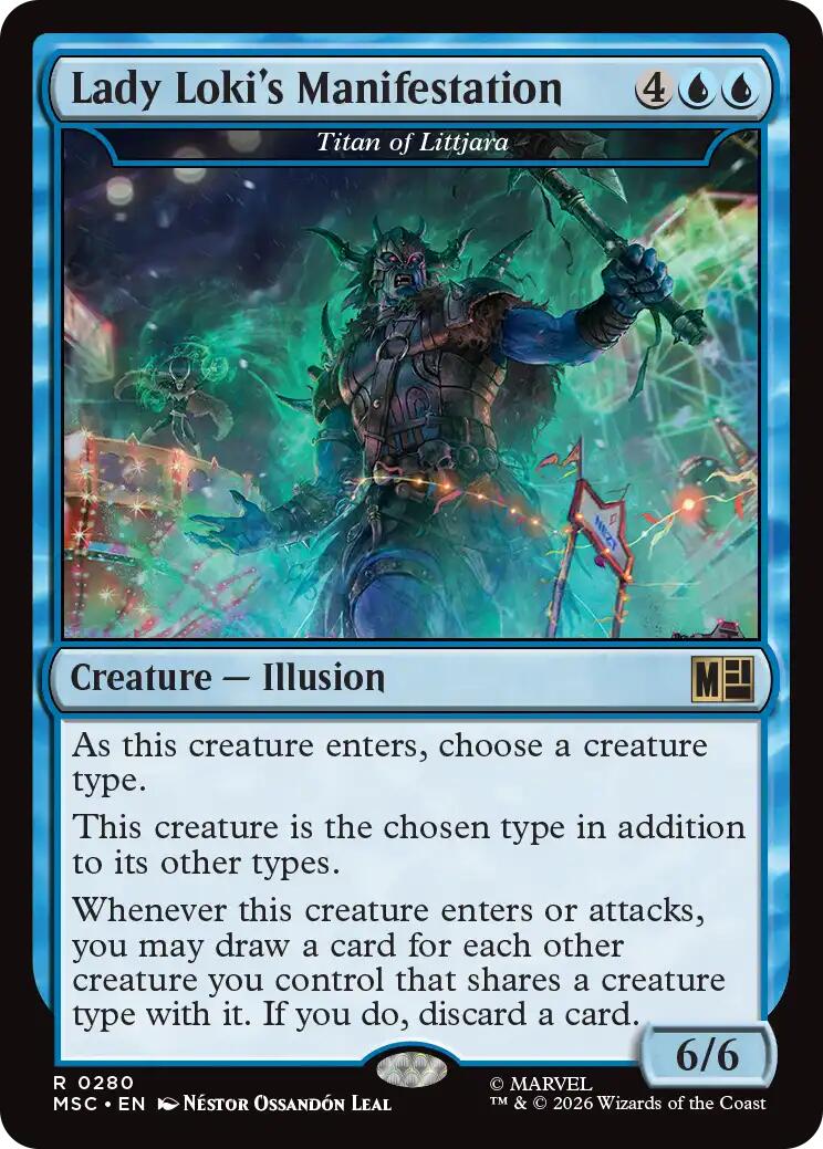 Lady Loki's Manifestation - Titan of Littjara (Surge Foil) [Marvel Super Heroes Commander]