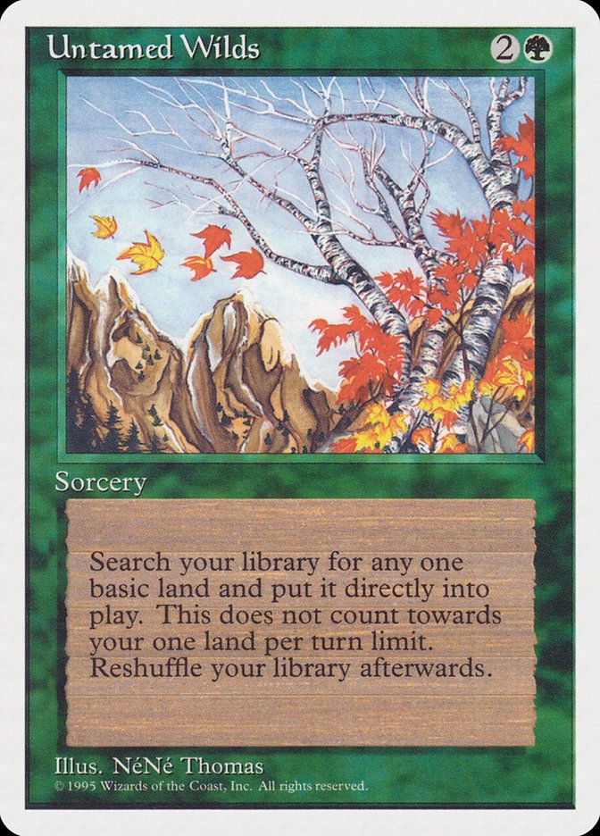 Untamed Wilds (1995 Reprint) [Rivals Quick Start Set]