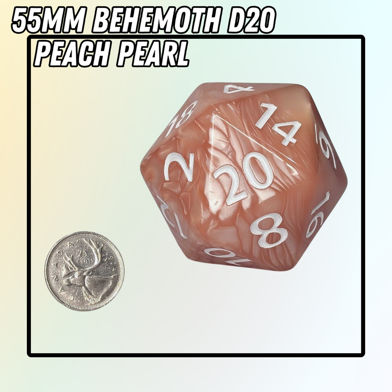 55mm Behemoth D20 - Peach Pearl