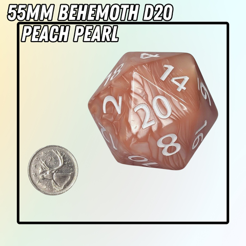 55mm Behemoth D20 - Peach Pearl