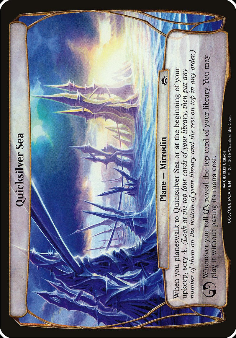 (Oversized Plane) Quicksilver Sea [Planechase Anthology Planes]
