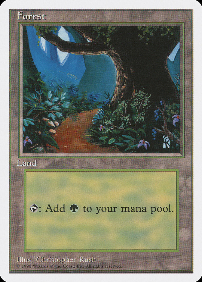 Forest (Dirt Path) (4th Ed 1996 Dated) [Introductory Two-Player Set]