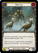 Riled Up (Yellow) [CRU017] (Crucible of War) 1st Edition Rainbow Foil