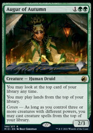 Augur of Autumn (Promo Pack) [Innistrad: Midnight Hunt Promo Pack]