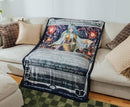 Magic: The Gathering - Fleece Throw Blanket - The Wandering Emperor