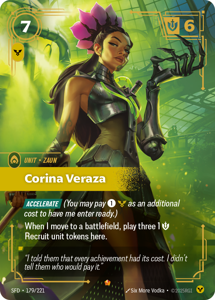 front of card Corina Veraza [Spiritforged] 179/221