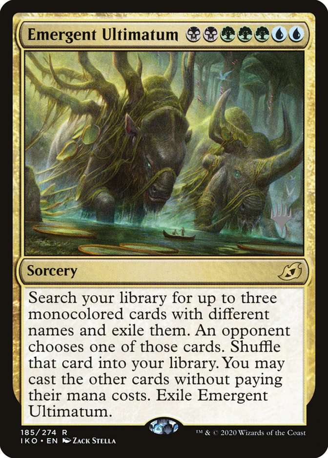 Emergent Ultimatum (Promo Pack) [Ikoria: Lair of Behemoths Promo Pack]