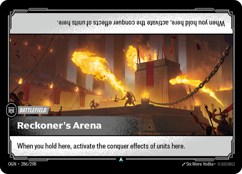 front of card Reckoner's Arena [Origins]