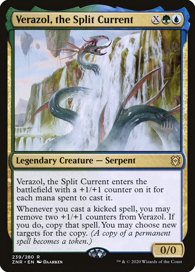 Verazol, the Split Current (Promo Pack) [Zendikar Rising Promo Pack]