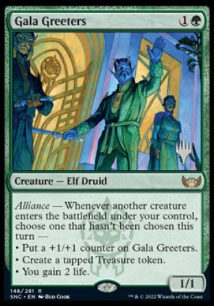 Gala Greeters (Promo Pack) [Streets of New Capenna Promo Pack]