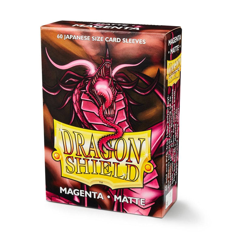 Dragon Shield: Japanese Size 60ct Sleeves - Magenta (Matte)