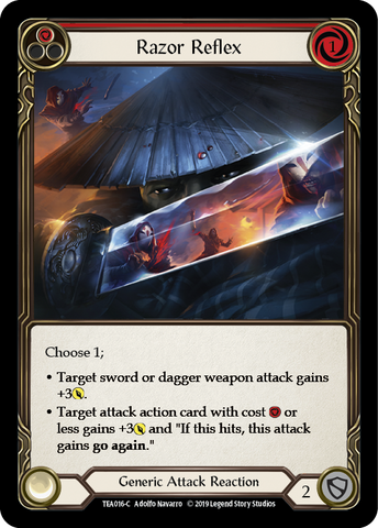 Razor Reflex (Red) [TEA016-C] (Dorinthea Hero Deck) 1st Edition Normal
