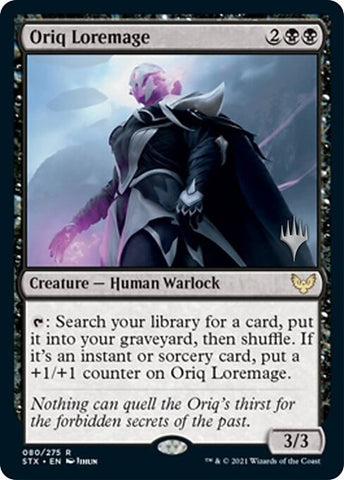 Oriq Loremage (Promo Pack) [Strixhaven: School of Mages Promo Pack]