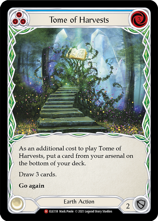 Tome of Harvests [ELE118] (Tales of Aria) 1st Edition Rainbow Foil