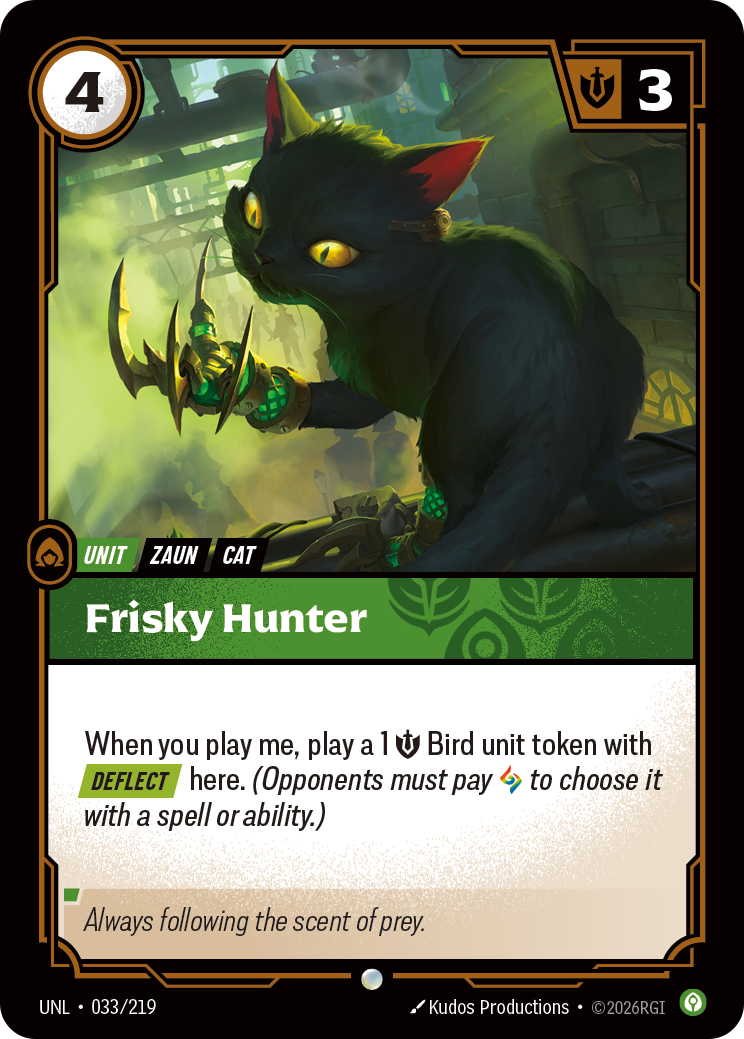 front of card Frisky Hunter [Unleashed] 033/219
