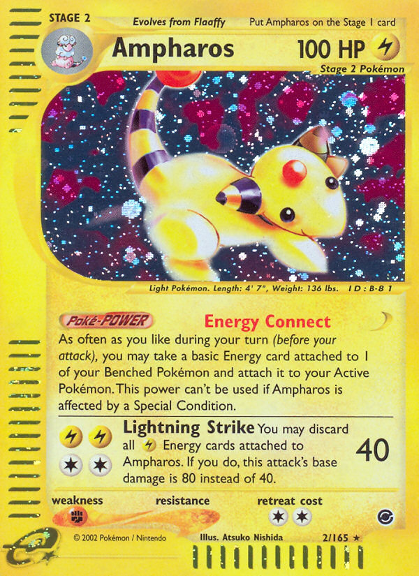 Ampharos (2/165) [Expedition: E-Card Base Set]