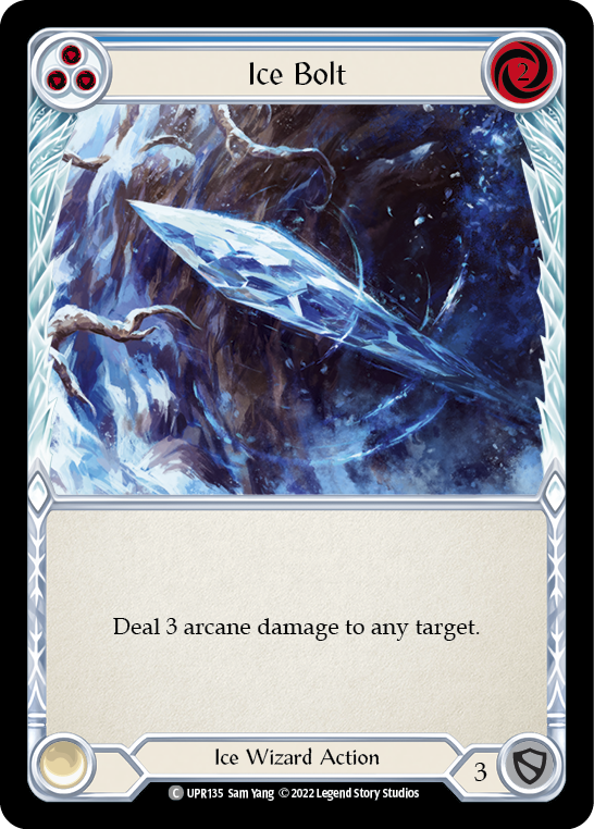 Ice Bolt (Blue) [UPR135] (Uprising) Rainbow Foil