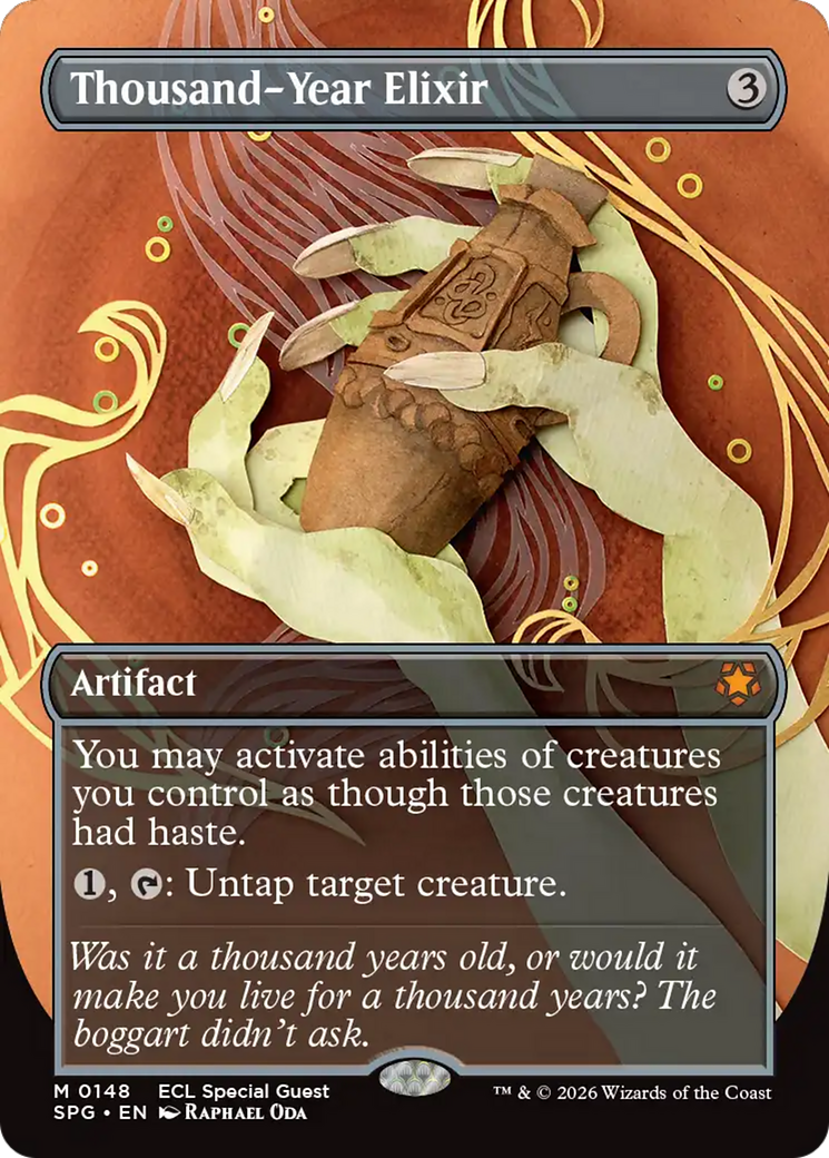Thousand-Year Elixer (Borderless) [Lorwyn Eclipsed Special Guests]