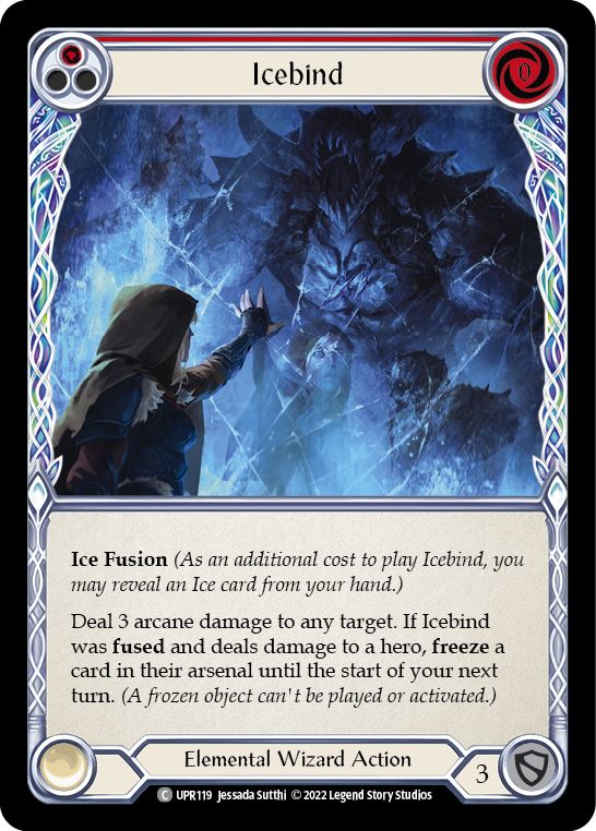 Icebind (Red) [UPR119] (Uprising) Rainbow Foil