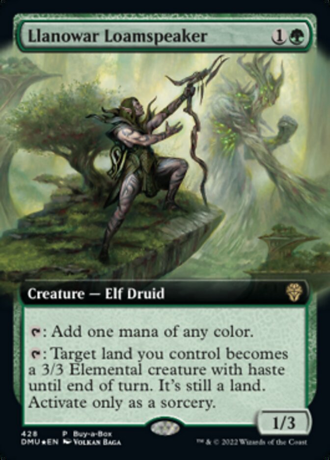 Llanowar Loamspeaker (Buy-A-Box) [Dominaria United Promos]