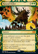 Natural Order (Foil Etched) [Strixhaven: School of Mages Mystical Archive]