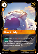 front of card Here to Help [Spiritforged] 111/221