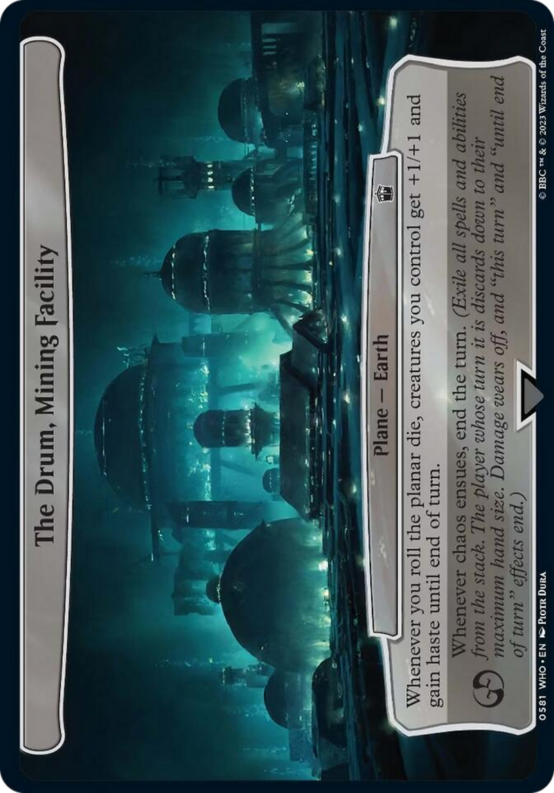 (Oversized Plane) The Drum, Mining Facility [Doctor Who Planes]