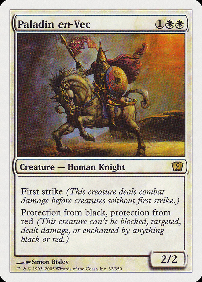 (Oversized) Paladin en-Vec (9th Edition) [Oversize Cards]