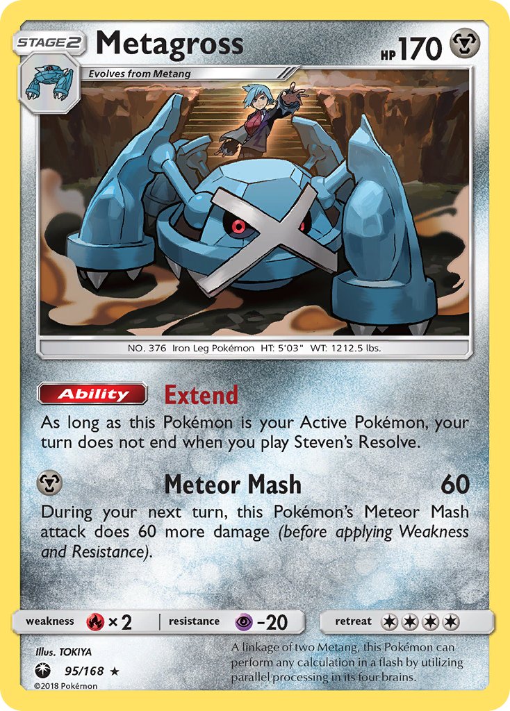 Metagross (95/168) (Prerelease Kit Exclusive) (Sun & Moon: Celestial Storm) [Theme Deck Exclusive]