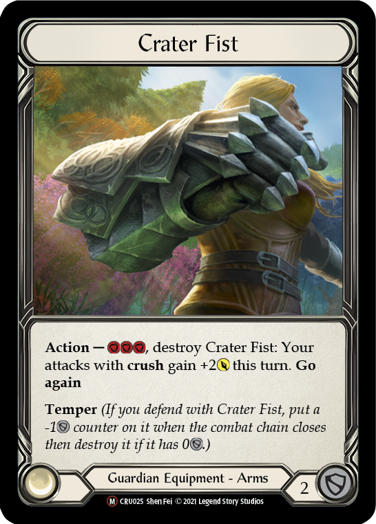 Crater Fist [U-CRU025] (Crucible of War Unlimited) Unlimited Normal