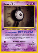 Unown (I) (68/75) [Neo Discovery 1st Edition]