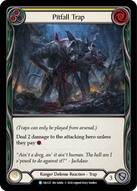 Pitfall Trap [CRU127] (Crucible of War) 1st Edition Normal