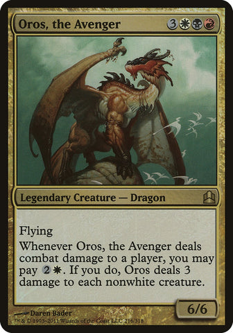 (Oversized) Oros, the Avenger [Commander 2011 Oversized]