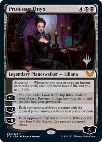 Professor Onyx (Promo Pack) [Strixhaven: School of Mages Promo Pack]
