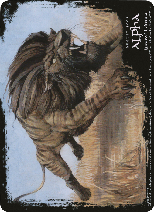 (Oversized) Savannah Lions [Eighth Edition Box Topper]