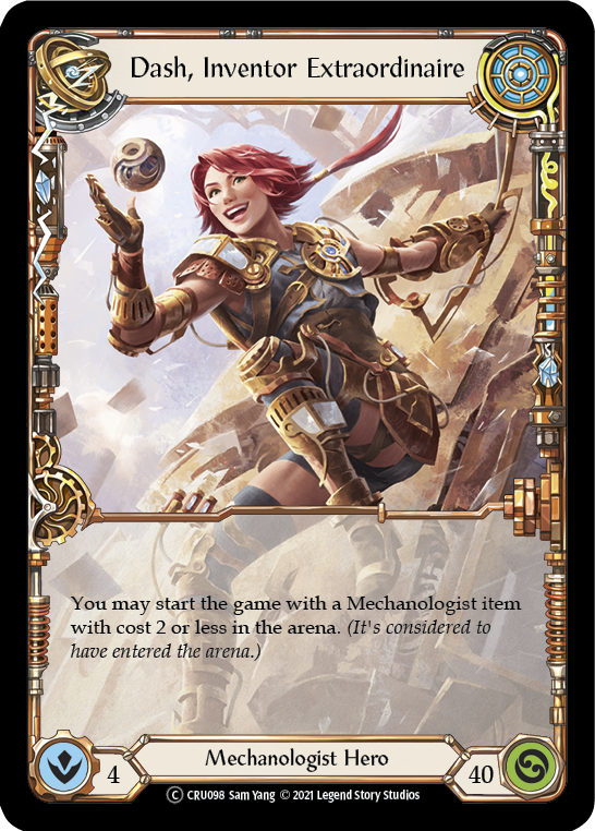 Dash, Inventor Extraordinaire [U-CRU098] (Crucible of War Unlimited) Unlimited Normal