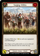 Surging Militia (Red) [U-MON287-RF] (Monarch Unlimited) Unlimited Rainbow Foil
