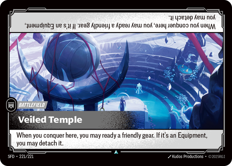 front of card Veiled Temple [Spiritforged] 221/221