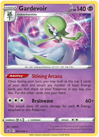 Gardevoir (061/198) (Sword & Shield: Chilling Reign) [Theme Deck Exclusive]