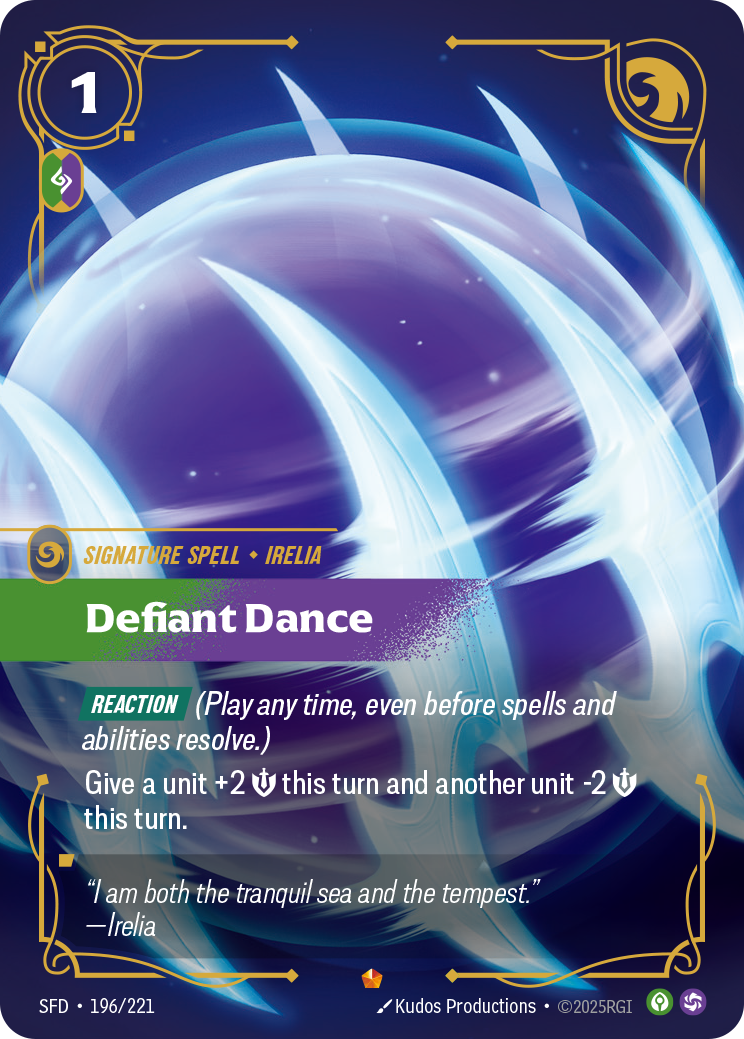 front of card Defiant Dance [Spiritforged] 196/221