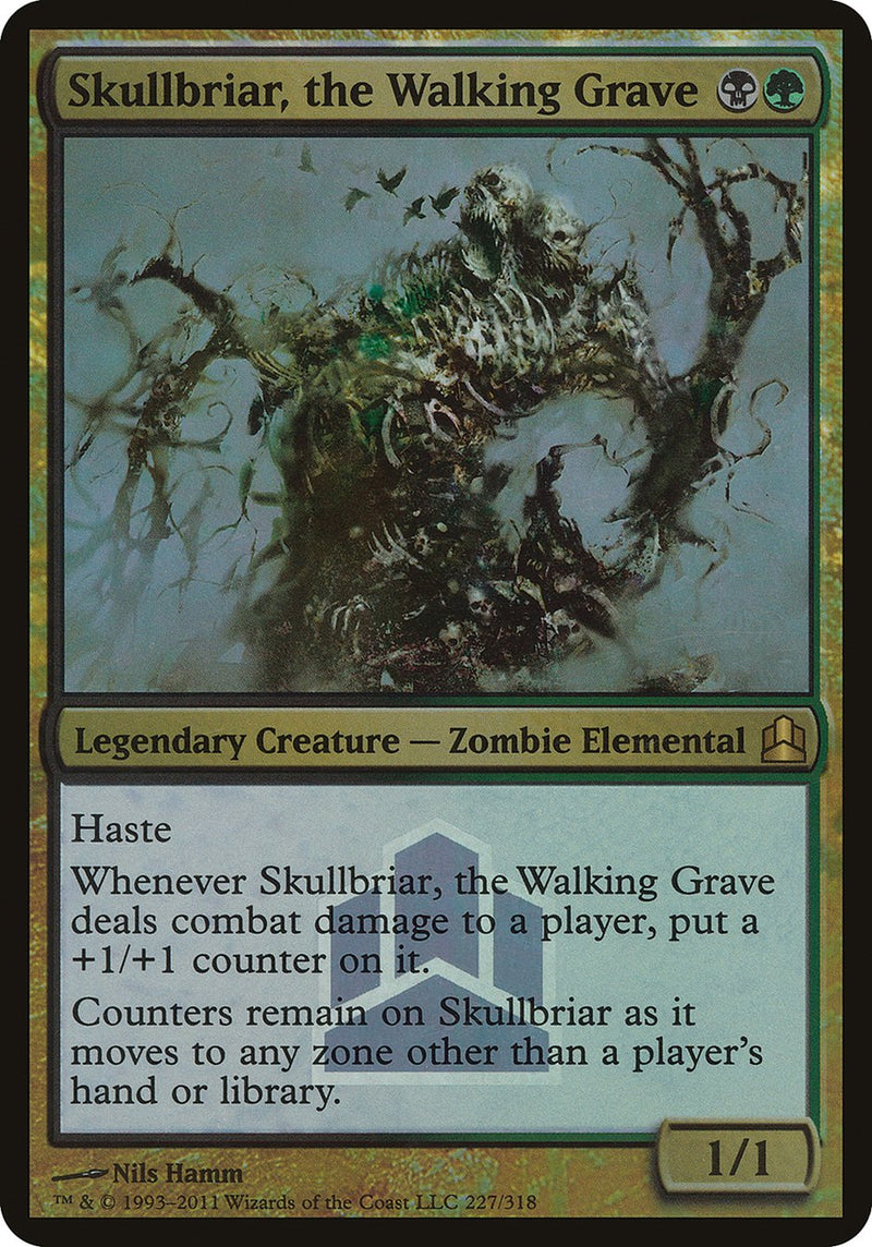 (Oversized) Skullbriar, the Walking Grave (Launch) [Commander 2011 Oversized]