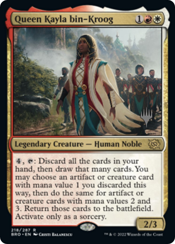 Queen Kayla bin-Kroog (Promo Pack) [The Brothers' War Promo Pack]