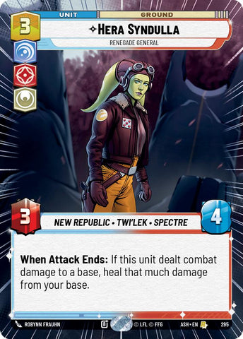 Hera Syndulla - Renegade General (295) (Hyperspace) (295) [Ashes of the Empire]