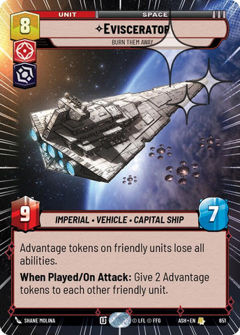 Eviscerator - Burn Them Away (651) (Hyperspace Foil) (651) [Ashes of the Empire]