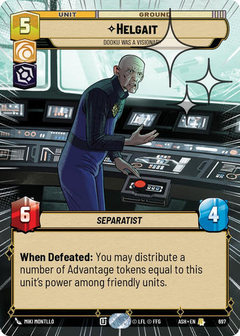 Helgait - Dooku Was a Visionary (697) (Hyperspace Foil) (697) [Ashes of the Empire]