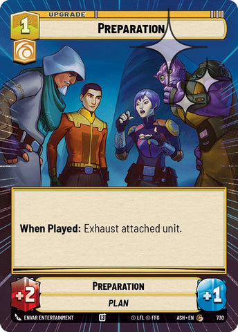 Preparation (730) (Hyperspace Foil) (730) [Ashes of the Empire]
