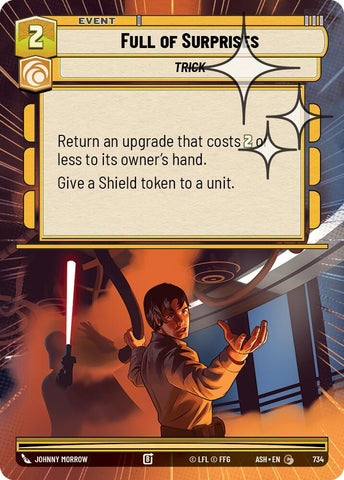 Full of Surprises (734) (Hyperspace Foil) (734) [Ashes of the Empire]