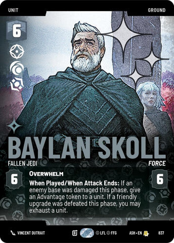 Baylan Skoll - Fallen Jedi (837) (Prestige Foil) (837) [Ashes of the Empire]