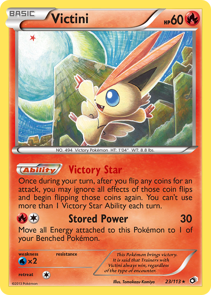 Victini (23/113) (Black & White: Legendary Treasures) [Theme Deck Exclusive]